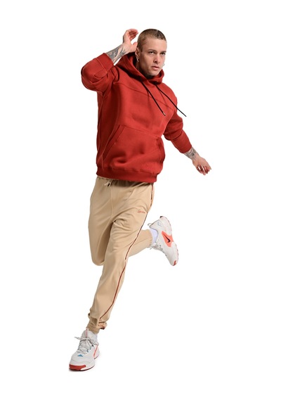 Sportive Lerida Hoodie Erkek Turuncu Günlük Stil Sweatshirt 24ku001-krmt Turuncu