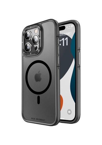 Joko - 628 - İphone 15 Pro Max Rocky Magsafe Kapak - Edntrend - - Siyah Sıyah