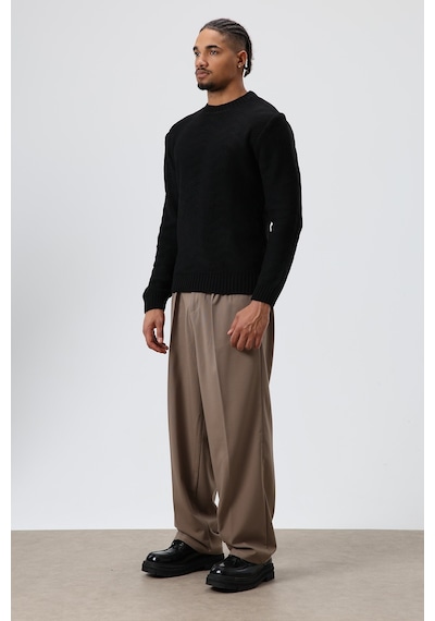 Vamos Baggy Fit Kumaş Pantolon 30-795-1 Vizon