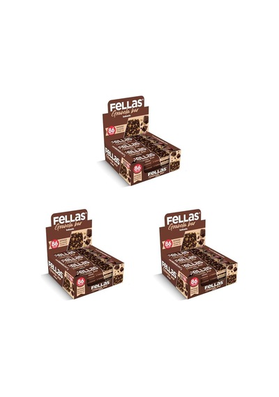 Granola Bar Kakaolu, 23 Gram, 12 Adet 3 Paketi