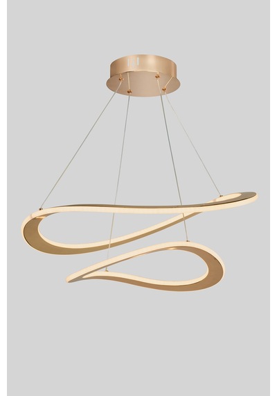 Elena Gold Led Sarkıt Avize - Çift Katlı Dalga Formlu Ada Mutfak Ve Salon Avizesi Altın - Eskitme Altın - Eskitme Elena Gold Led Sarkıt Avize - Çift Katlı Dalga Formlu Ada Mutfak Ve Salon Avizesi Altın - Eskitme Altın - Eskitme