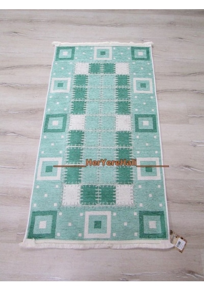 Yamalıhome Şönil Kilim 1420 Turkuaz 80X150Cm