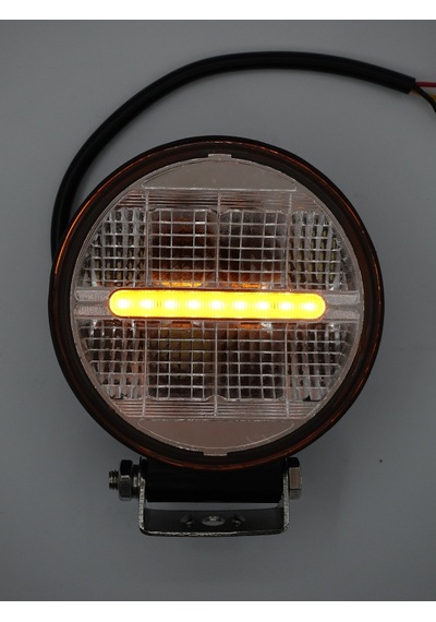 2 Modlu 2 Renk Kombo 24 Watt Siyah Yuvarlak Off Road Lambası