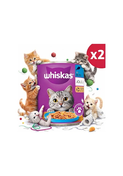 Whiskas Ton Balıklı Konserve Yaş Mama 400 G 2 Adet