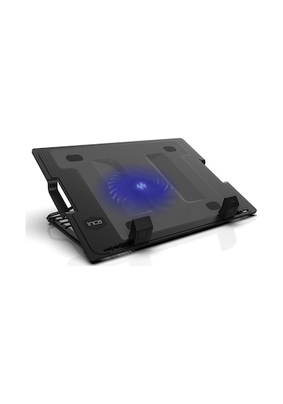 4 Adet Inca Inc-343fxs Sessiz Notebook Stand Soğutucu Siyah