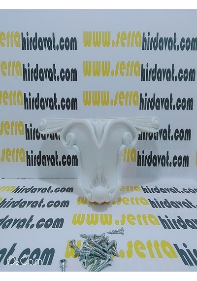 Serrahırdavat 12 Cm Aslan Ayak Desenli Beyaz (5 Adet Gönderilir)