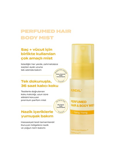 Uzun Süreli Nemlendirici Parfümlü Saç&vücut Misti Perfumed Hair & Body Mist Wedding Bouquet