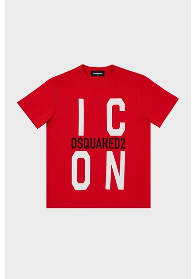 Dsquared2 Çocuk T Shirt Dq0243-d002f Red Kırmızı