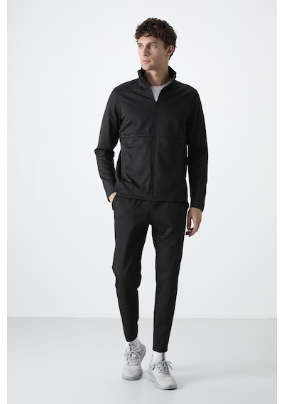 Tommy Life Carlos Siyah Standart Kalıp Erkek Eşofman Takım - 85209 Siyah