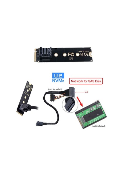 M.2 Nvme - Sff-8643 Adaptörü, Ssd Bağlantısı İçin U2 Sff-8639'u Çevirici
