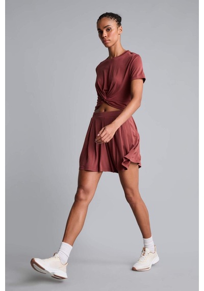 Defacto Ultra Yumuşak Standart Fıt Sporcu Kısa Paça Bordo Modal Şort H1233ax26hsbr160 Bordo-br160
