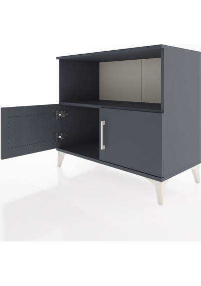 Hyperion Şifonyer Tek Raflı 2 Kapaklı 88x44x80 Antrasit-antrasit Antrasit Hyperion Şifonyer Tek Raflı 2 Kapaklı 88x44x80 Antrasit-antrasit Antrasit