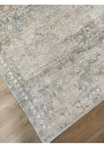 Sanat Halı Doku 1235 Eskitme Desenli Makine Halısı