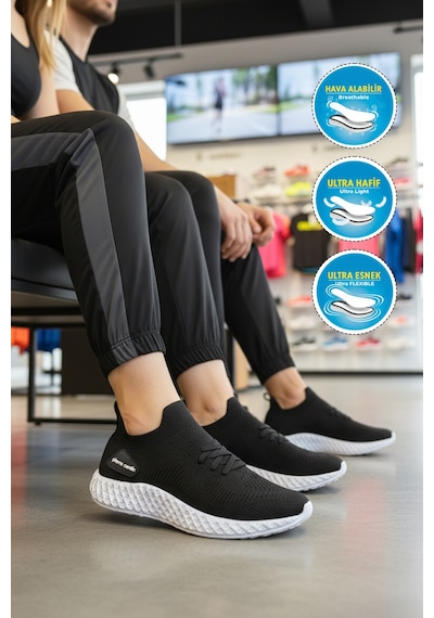 Pierre Cardin Pc-32711 Z Siyah-beyaz Unisex Spor Ayakkabı SİYAH-BEYAZ