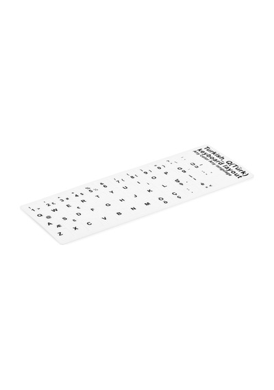 Notebook Klavye Sticker Türkçe Q Beyaz Hadron Hdx8256