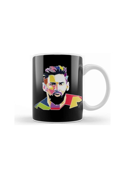Lionel Messi Art Kupa Bardak Porselen Karışık