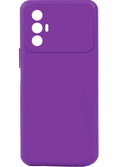 Forzacase Tecno Spark 8 Pro Uyumlu Maxim Serisi Mat Silikon Kılıf Lila