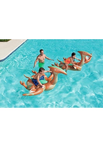 Dinazor Binici 135x198 Cm Bestway - 41105 Çok Renkli