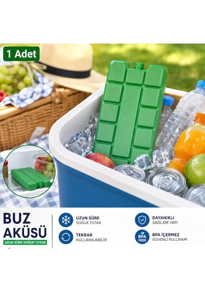 K-350 Buz Aküsü İce Pack Yeşil-416