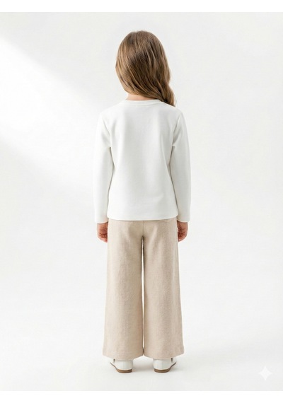 Xo Kids Kız Çocuk 3lu Alt Üst Takım 6-14 Yaş 801 Bej