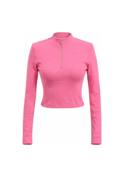 Mixray 4177 Kadın Kısa Body Bluz Pembe