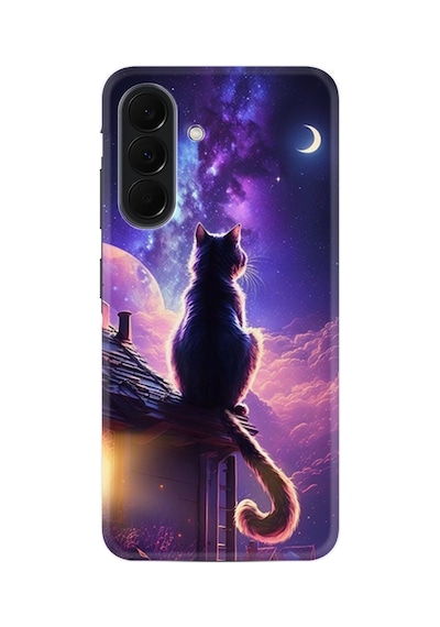 Samsung Galaxy Uyumlu A37 Sm-a376b Kılıf Boutique Baskılı Resimli Damdaki Kedi Pcode -091