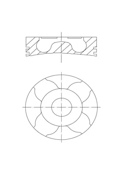Piston Segman - Fiat Scudo - Goetze-after-8771783060200g