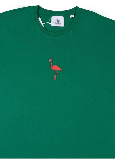 Watchofroyal Flamingo T-shirt Yeşil