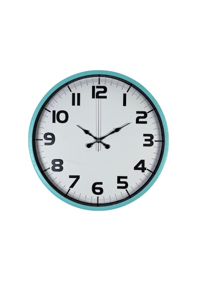 Elegance Turkuaz 36 Cm Duvar Saati Renkli