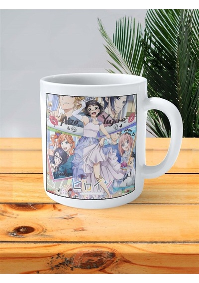 Rikei Ga Koi Ni Ochita No De Shoumei Shitemita. Baskılı Kupa Bardak Kişiye Özel Model 1 Çok Renkli