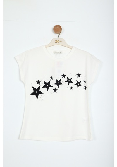 Xo Kids Kız Çocuk Tişort 10-14 Yaş 35950 Beyaz
