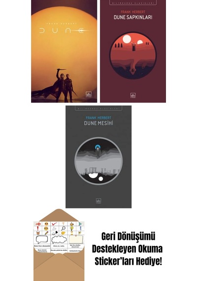 Dune Film Kapağı + Dune Sapkınları + Dune Mesihi