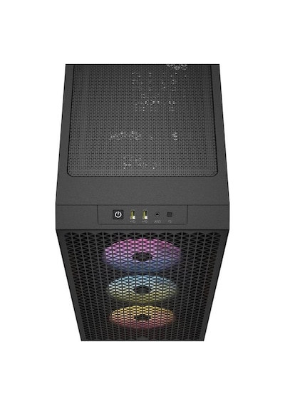 Corsair İcue 3000d Rgb Airflow Siyah Temperli Cam Atx Mid Tower Gaming Kasa Cc-9011255-eu - Teşhir