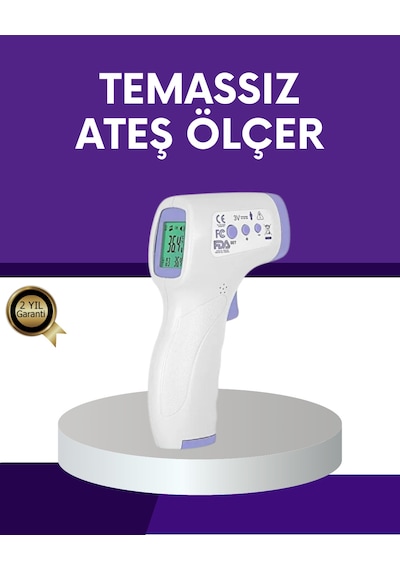 Temassız Ateş Ölçer Dijital Kızılötesi Termometre Hızlı Ölçüm
