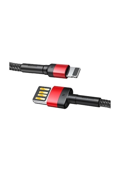 Baseus Calklf-g91 Cafule 2.4 A Lightning 1 Metre Şarj Kablosu Siyah