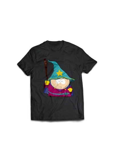 Stoned&Fame South Park Baskılı Unisex Siyah %100 Pamuk T-shirt SIYAH Siyah