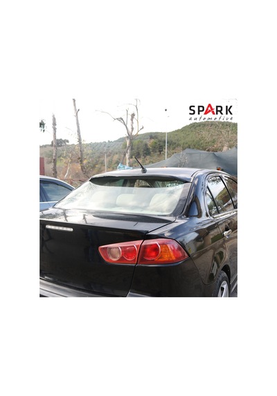 Mitsubishi Lancer 2007-2017 Yıl Aralığı Uyumlu Arka Cam Üstü Spoyler Siyah