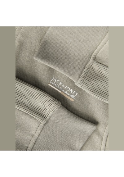 Jack & Jones Erkek Gögüs Baskili Regular Fit Kapüsonlu Yaka Sweatshirt - Kyle - 12298468 Çok Renkli
