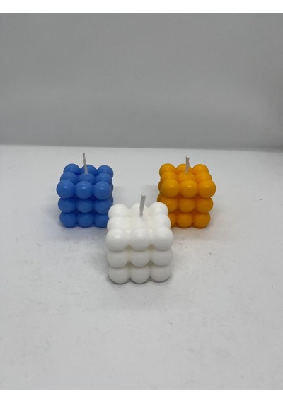 Ayz Mum Bubble Dekoratif Kokulu Mum 3'lü