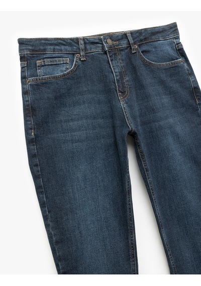 Koton Normal Bel Cep Detaylı Skinny Fit Jean Pantolon - Michael Jean Koyu İndigo 6wam40107nd İndigo Koton Normal Bel Cep Detaylı Skinny Fit Jean Pantolon - Michael Jean Koyu İndigo 6wam40107nd İndigo