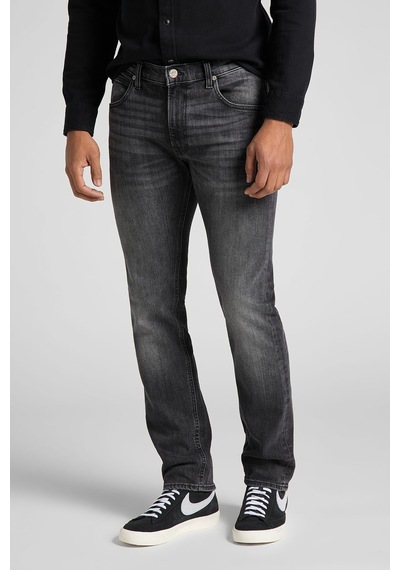 Lee Daren Straight Fit Normal Bel Denim Esnek Jean Kot Pantolon L707PYCB Koyu Gri