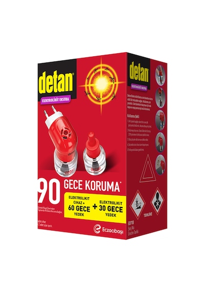 Detan Makine 60 + Likit 30 Gece 68 Ml 2 Adet