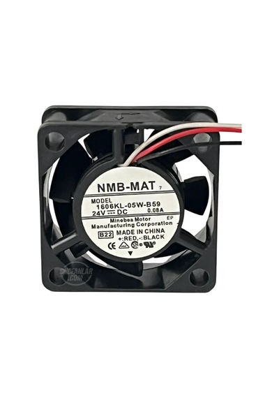 Nmb 1606kl-05w-b59 Aksiyel Soğutma Fanı 24v Dc 40x40x15 Mm - Kilitli Rulman Alarm Çıkışlı