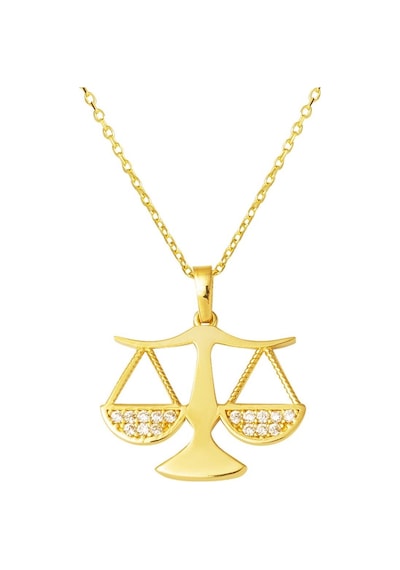 14 Ayar Altın Terazi Kolye KLVRY14K22335