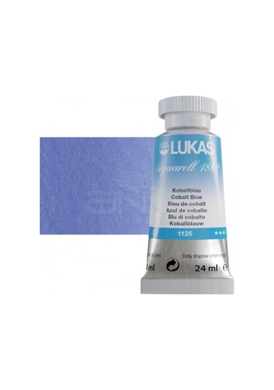 Lukas Aquarell 1862 Artist 24ml Sulu Boya 1125 Cobalt Blue Seri 3 Diğer