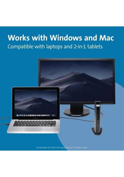 Kensington Usb 3.0 Çift Ekran Bağlantı İstasyonu K33972us Dual Display