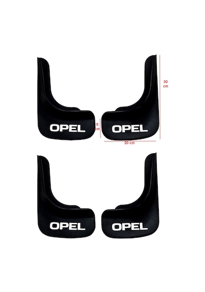 Opel Corsa C 2000-2006 Uyumlu 4 lü Ön-Arka Paçalık Tozluk Çamurluk OPL1UX008YD