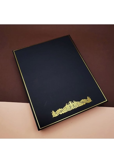 Kişiye Özel Mor Renk Divit Hokka Defter Ve Tüylü Kalem Seti