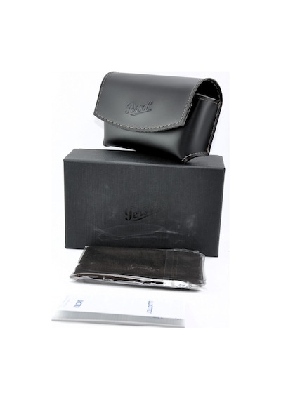 Black Leather Case Vıntage Siyah Deri Katlanır Gözlük Güneş Gözlüğü Saklama Kutusu Kılıf