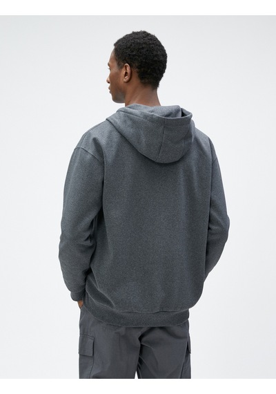 Koton Oversize Fermuarlı Sweatshirt Kapşonlu Cep Detaylı Etiket Baskılı Şardonlu Antrasit 4wam70112mk Antrasit Koton Oversize Fermuarlı Sweatshirt Kapşonlu Cep Detaylı Etiket Baskılı Şardonlu Antrasit 4wam70112mk Antrasit